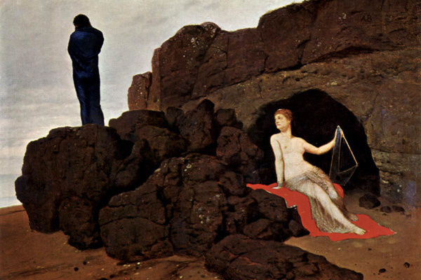 «Одиссей и Калипсо», Арнольд Бёклин, 1883