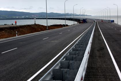 Строительство дороги в рамках подготовки к саммиту АТЭС-2012