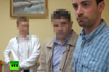 Опубликовано видео задержания американского шпиона в Москве