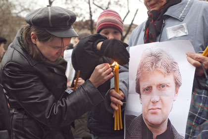 Пикет, посвященный годовщине смерти Александра Литвиненко