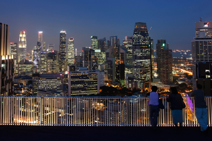 Вид на Сингапур