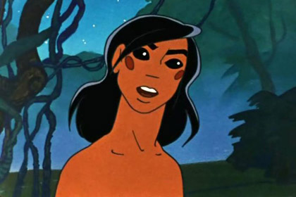 Кадр из мультфильма «Маугли»