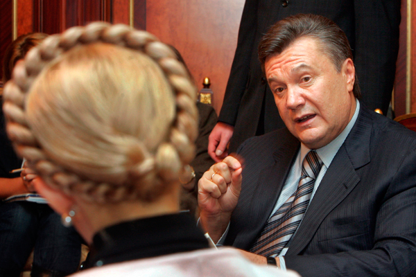 Виктор Янукович и Юлия Тимошенко