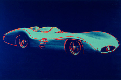 Картина Энди Уорхола «Mercedes-Benz W 196 R Grand Prix Car (Streamlined Version, 1954)»