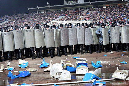 Беспорядки во время матча «Шинник» — «Спартак», 30 октября 2013 года