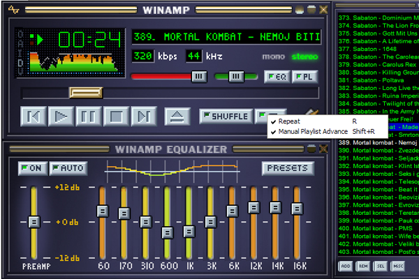Медиаплеер Winamp — «нестареющая классика» для ценителей хорошего звука