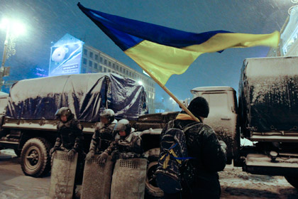 Протестующие покинули мэрию Киева