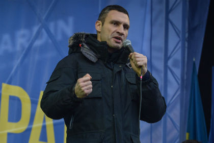 Виталий Кличко на Майдане Незалежности