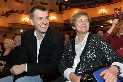 Михаил и Ирина Прохоровы