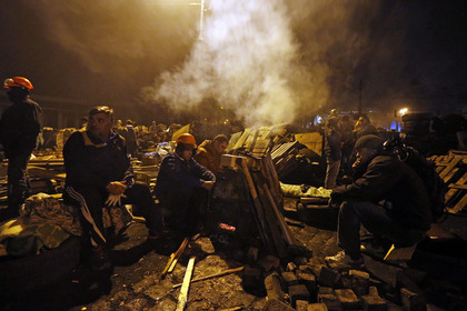 Члены отрядов самообороны Майдана