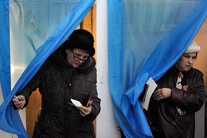 Избирательный участок в Севастополе