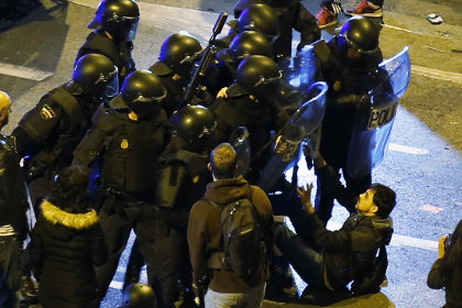 Столкновения в Мадриде