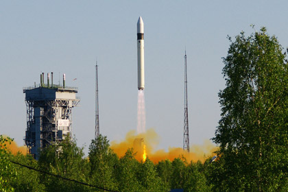 Запуск ракеты-носителя «Рокот»