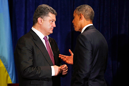 Петр Порошенко и Барак Обама, 4 июня 2014 года