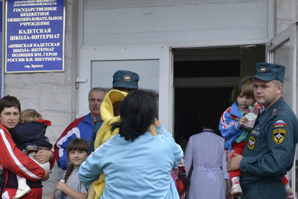 Беженцы из Луганской области в Брянской кадетской школе-интернате