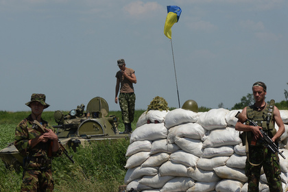 Блокпост украинской армии