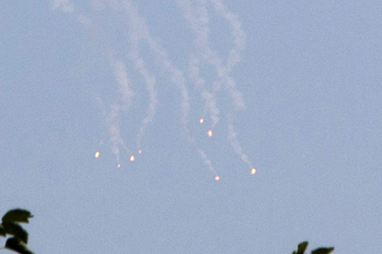 Обломки военного самолета, сбитого ополченцами ДНР в селе Степановка, 23 июля 2014 года