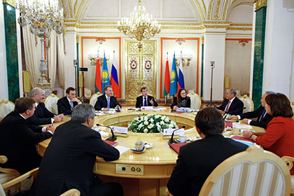 Заседание глав государств стран-участниц Таможенного союза