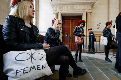 Активистки Femen, 14 марта 