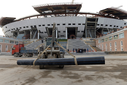 Строительство стадиона «Зенит-Арена»