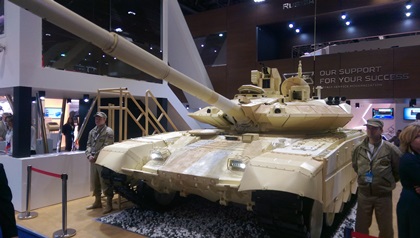 Т-90SM на выставке IDEX-2015