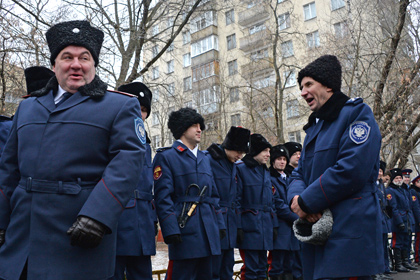 Казачий патруль в Кузьминках