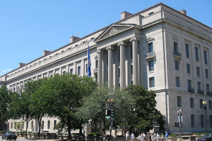 Здание Минюста США в Вашингтоне
