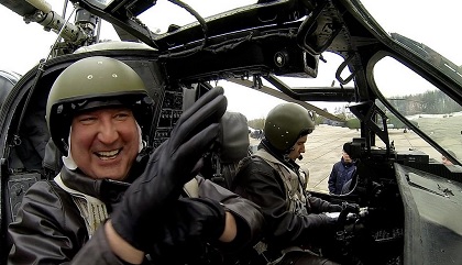 Рогозин испытал «летающий танк»