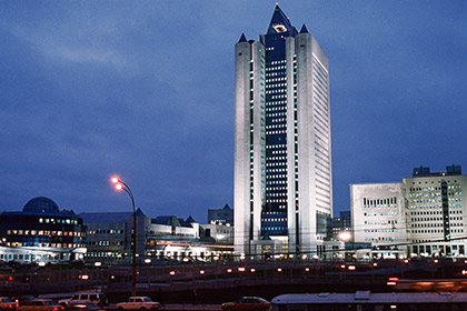 Здание штаб-квартиры компании «Газпром»