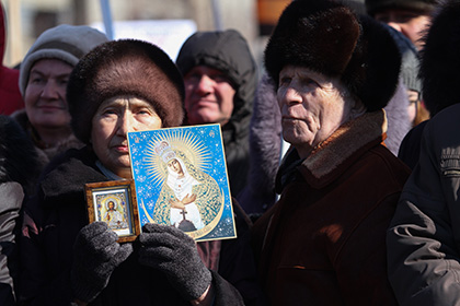Митинг против оперы «Тангейзер» в Новосибирске 