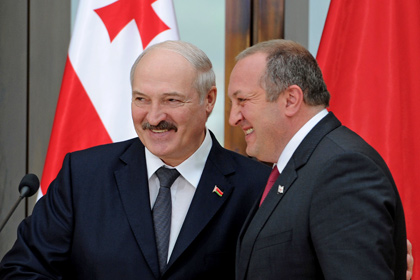 Александр Лукашенко и Георгий Маргвелашвили