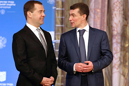 Дмитрий Медведев и Максим Топилин