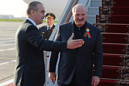 Александр Лукашенко в аэропорту «Внуково-2»