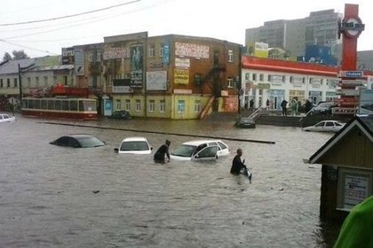 В МЧС назвали нормой потоп в Курске