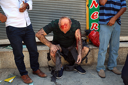 Раненый в результате взрыва в Суруче 