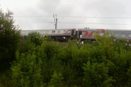 Последствия аварии поезда Екатеринбург — Адлер