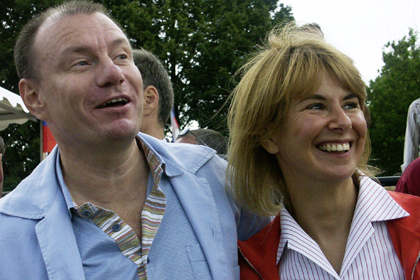 Владимир Потанин и его жена Наталия