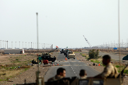 Иракские военные в Байджи