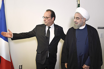 Франсуа Олланд и Хасан Роухани