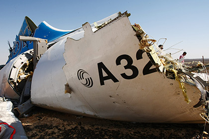 Обломки самолета Airbus A321