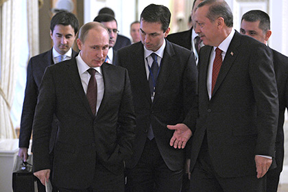 Владимир Путин и Реджеп Тайип Эрдоган. Архивное фото 