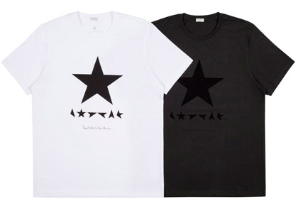 Paul Smith выпустил эксклюзивные футболки в честь нового альбома Боуи