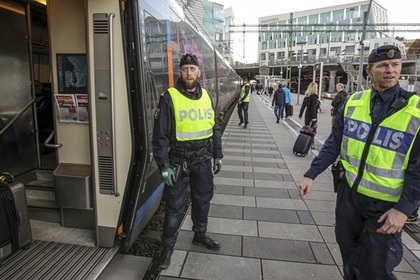 Шведские правоохранительные органы за работой