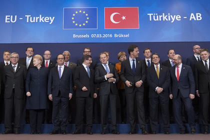Участники саммита Турция-ЕС