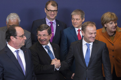 Участники саммита Турция-ЕС