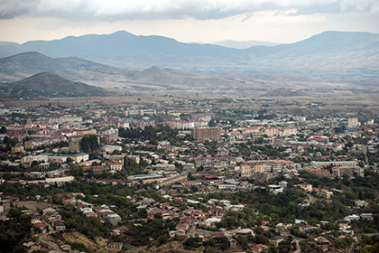 Вид города Степанакерт