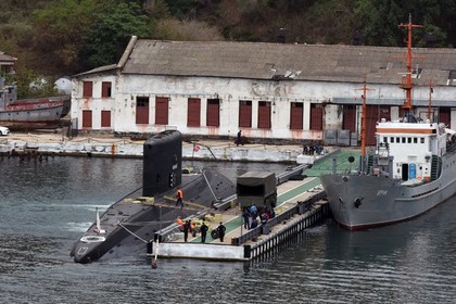Подводная лодка «Новороссийск» в Севастополе