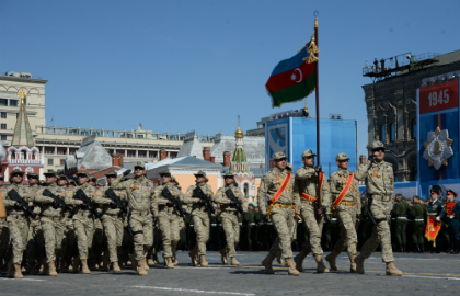 Азербайджанские военнослужащие