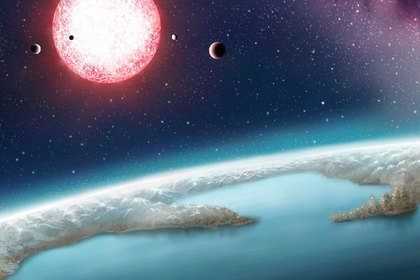 Землеподобная экзопланета (в представлении художника)