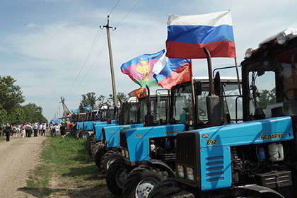 Тракторный пробег кубанских фермеров до Москвы сорвался